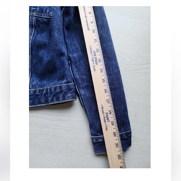 JEAN JACKET-GUESS-VINTAGE-BLUE-CLASSIC-DENIM-SIZE M-8 - Picture 1 of 13